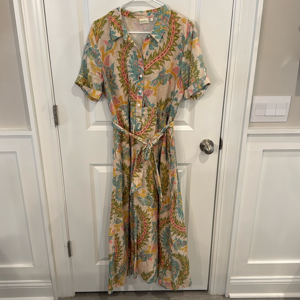 Spartina 449, linen maxi dress